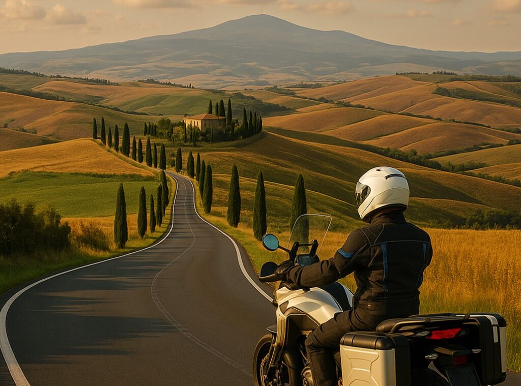 Tutto quello che c'è da sapere per organizzare un tour in moto sul Monte Amiata. Mappe incluse!